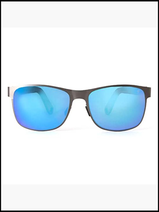 Handmade Wood and Metal Sunglasses with Polarized Lenses main image 4
